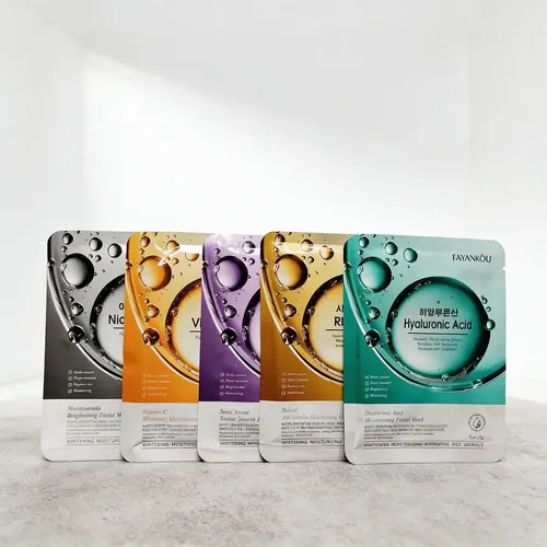 Mascarillas X5 Tratamiento Ha Retinol Vit C Niacinamide
