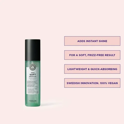 Aceite De Argán True Soft De Maria Nila Para El Tratamiento