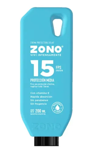 Zono Protector Solar Rápida Absorción Fps 15