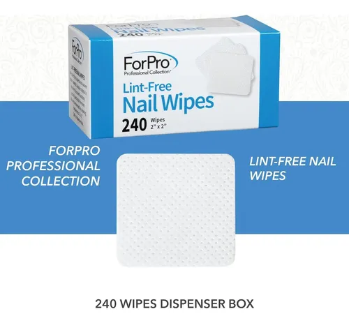 Toallitas Para Uñas Forpro Sin Pelusa 240 U