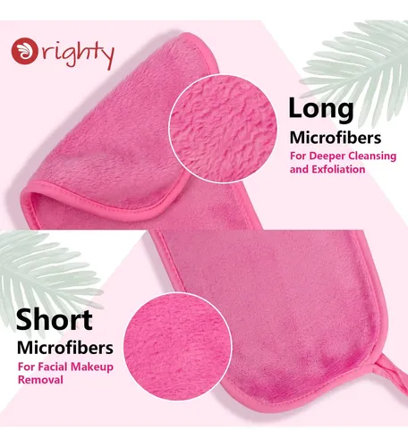 Orighty Paño Removedor De Maquillaje Reutilizable Pack 4