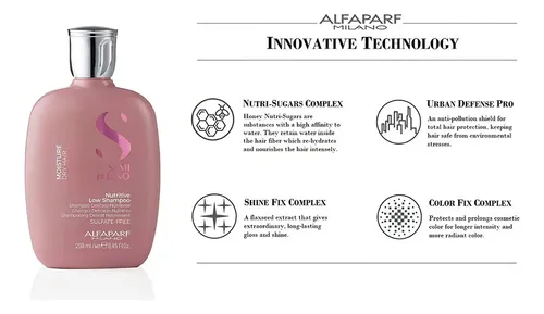 Shampoo Neutro Hidratante Alfaparf Semi Lino Moisture 250ml