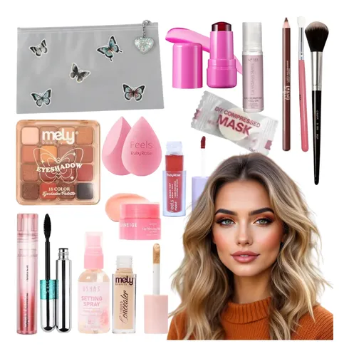 Combo Maquillaje Otoño Invierno Tonos Calidos Look Bronceado