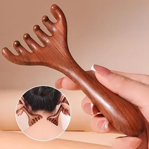 Peine Masajeador De Cabeza Con Garras Para Gua Sha