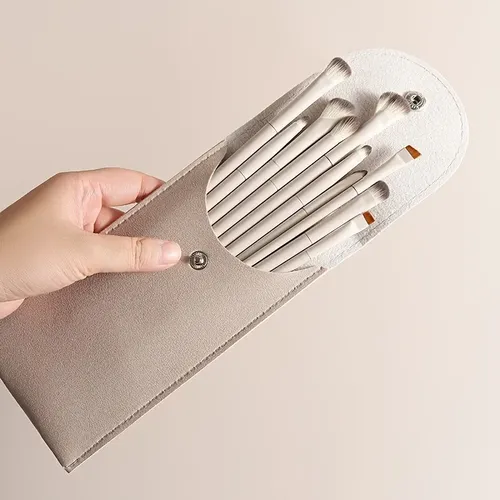 Set De 10 Brochas Para Sombras De Ojos De Primera Calidad