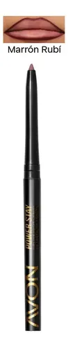 Delineador Labial Retratil 280mg Power Stay Avon Marrom Rubi