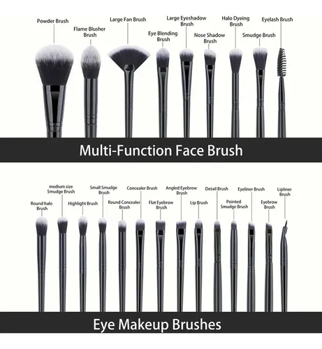 Set De 40 Brochas De Maquillaje Portátiles