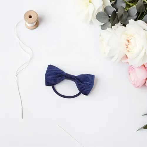 12 Cintas Para El Pelo Con Lazo Para Niñas: Cinta Elástica P