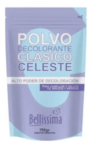 Polvo Decolorante Bellissima Clasico Celeste Doypack 700gr