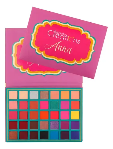 Paleta De Sombras Beauty Creations Modelos De Princesas Color De La Sombra Anna