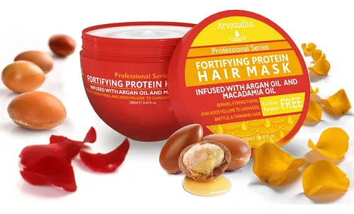 Mascarilla Capilar Fortificante Con Proteína Y Aceite De Arg