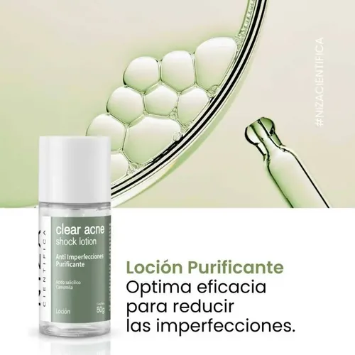Loción Antiacné Niza Científica Facial 150ml Shock Lotion