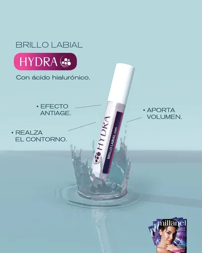 Hydra Brillo Labial Con Ácido Hialuronico