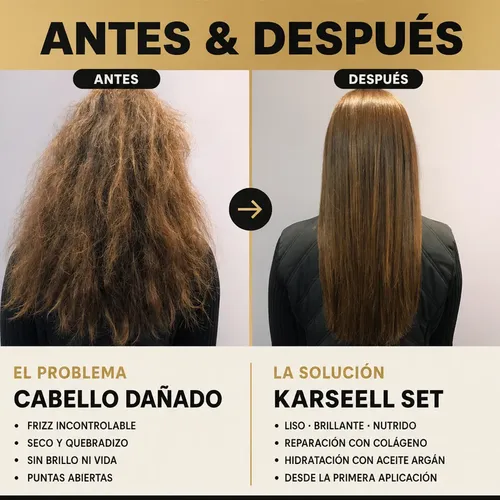 Combo Karseell X4 Maca Power Capilar Completo Reparación