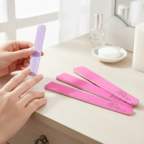 Limas P/ Uñas Esculpidas X10 Profesional 100/180 Manicura
