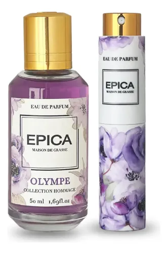 Epica Olympe Perfume EDP 50ml + Perfumero 9ml Floral Cítrico Mujer