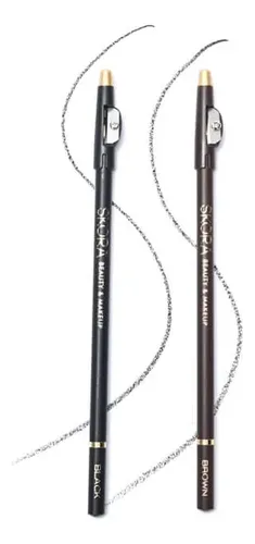 Lapiz Delineador Para Ojos Y Cejas Skora Con Saca Puntas