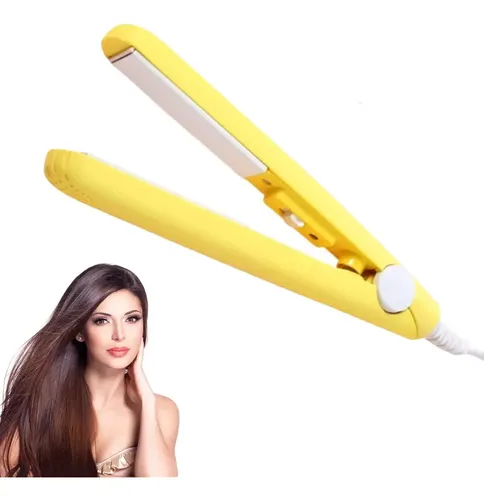 Planchita de Pelo Mini WIMPORT Portátil para Viaje, Cerámica y Turmalina