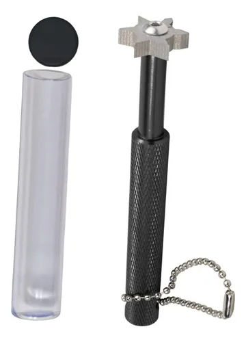 Afilador De Ranuras Para Palos De Golf Con 6 Cabezales Negro