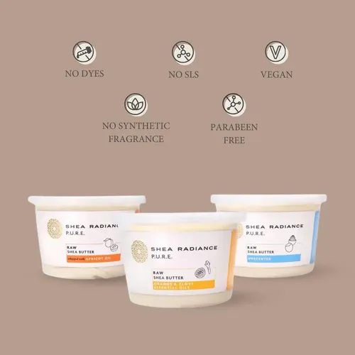 Manteca De Karité Cruda Body Butter Shea Radiance Pu.r.e 414