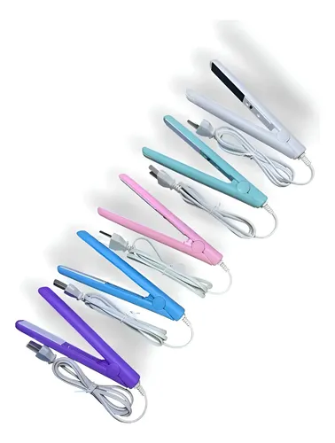 Beauty Mini Plancha Flequillo Viajera Colores Portatil Pelo