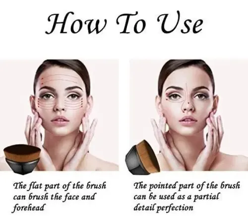 Paquete De 4 Brochas De Maquillaje For Baile Con Caja De Al