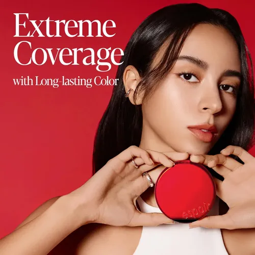 Base de Maquillaje Espoir Be Velvet Cover Cushion Líquida, Acabado Aterciopelado y Alta Cobertura