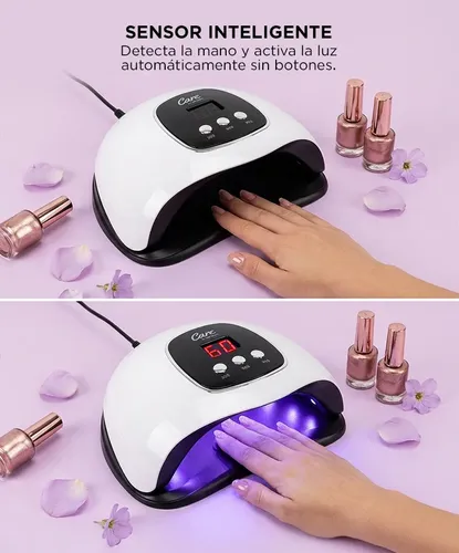 Cabina Para Uñas Uv Gadnic 24 Led Gel Esculpidas Semi