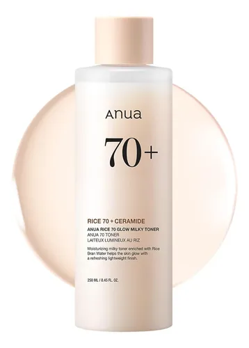 Anua Rice 70 Glow Milky Toner 250ml Tónico Facial Hidratante