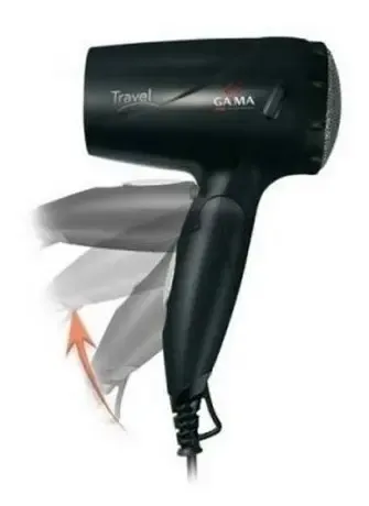 Secador De Pelo Gama Eolic Travel Plegable 1600w Ideal Viaje