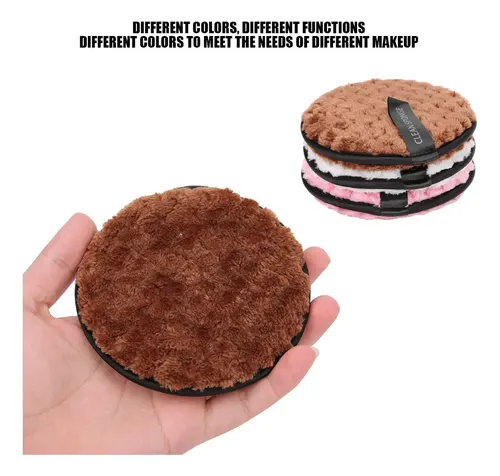Esponja Desmaquillante Reutilizable De Microfibra Puff, 3 Un