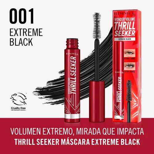 Máscara De Pestañas Volumen Rimmel Thrill Seeker