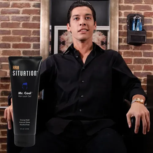 Gel De Cabello Hair Situation Mr. Cool Efecto Mojado Fijación Fuerte 2