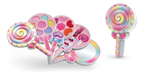 Set De Maquillaje Infantil Paletas Arcoiris Tiny 3358