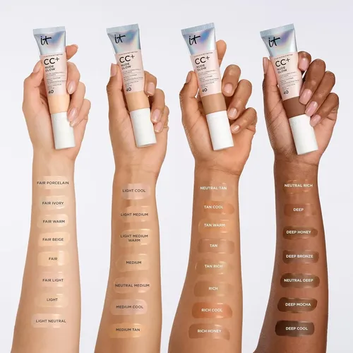 Base It Cosmetics Cc+ Nude Glow Spf40 11 Light Medium Warm