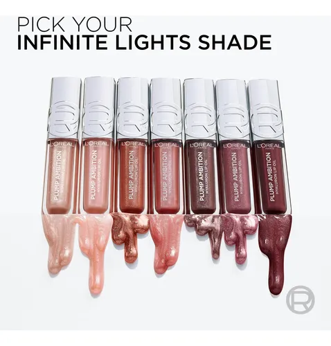 Aceite Labial Plump Ambition De L’oreal Paris, Brillante, 24