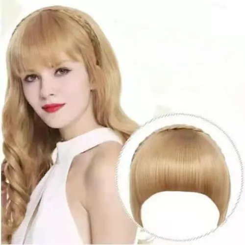 Diadema Full Bangs, Media Diadema Moderna, Doble Marrón-negr