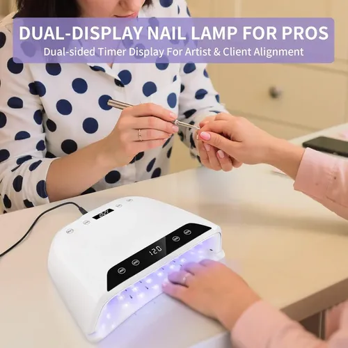 Lámpara Uv Led Para Uñas Ledsuuei 4 Temporizadores Sensor