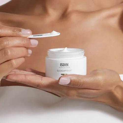 Crema Isdinceutics Glicoisdin 8% Soft Para Todo Tipo De Piel De 50ml/50g