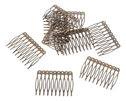 . 2x 10 Unids 5/10 Metal Alloy Hair Clip Craft Accessories