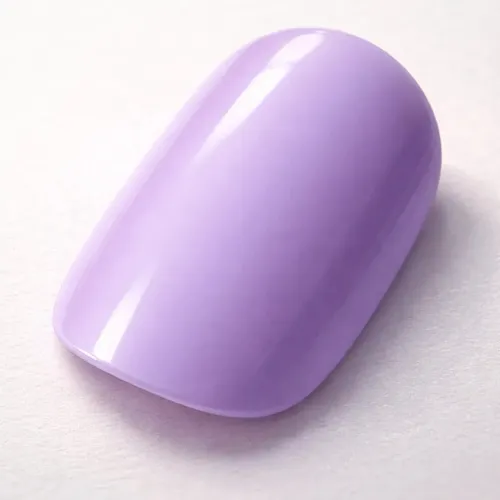 Press On Tips Autoadhesivo Oval Cherimoya Violeta Lisa