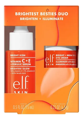 E.l.f. Duo Serum Vitamina C Y Crema Ojos 2 Pzas