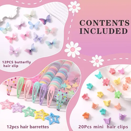 Set De Accesorios Para El Cabello Sygy 1350p, Cintas Y Pinza
