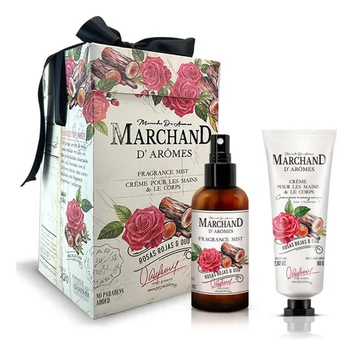 Crema De Manos y Colonia Rosas Rojas e Oud