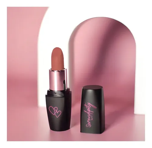 Serendipity Labial Cremoso Caramel By Stephanie Demner Color Nude Con Subtono Marrón