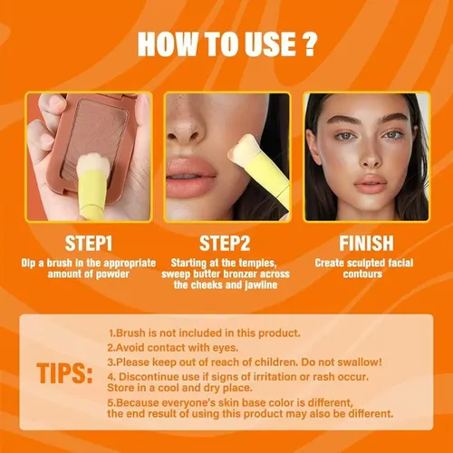 Butter Bronzer Contorno Facial Polvo Onenyx #2