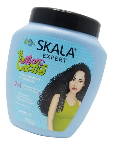 Mascara Crema Skala Mais Cachos Rizos Rulos Ondas X 2 U