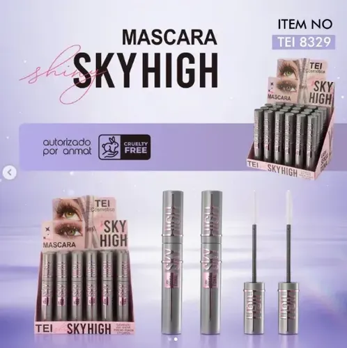 Máscara Glitter Tei Sky High Efecto Lifting 24hs Glitter