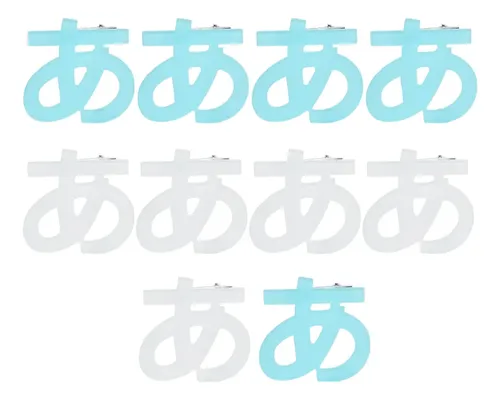 Broches Para El Pelo Hechos A Mano Con Caracteres Japoneses