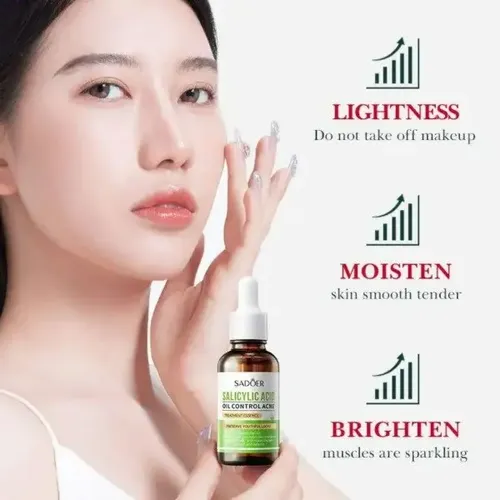 Sadoer Sérum Facial Ácido Salicílico Control Acné Piel Grasa 30ml